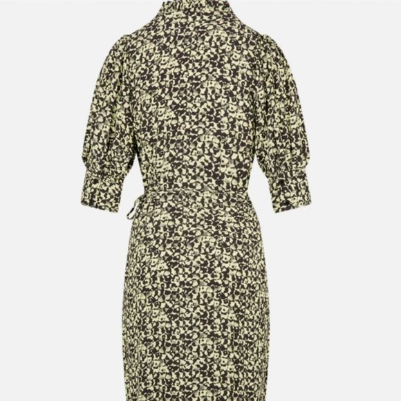 GANNI floral wrap midi dress - Picture 6 of 6